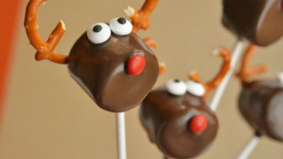 DIY Déco de Noël : Les rennes de marshmallow et chocolat