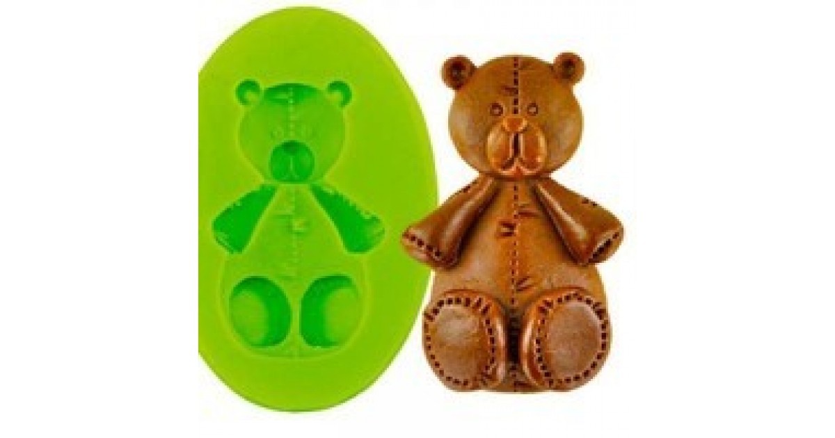 Moule à ours, forme d 'ours Teddy, pour la décoration de gâteau/pâte à  mâcher/pâte à mâcher/pâte à papier/procédé de sucre : : Epicerie