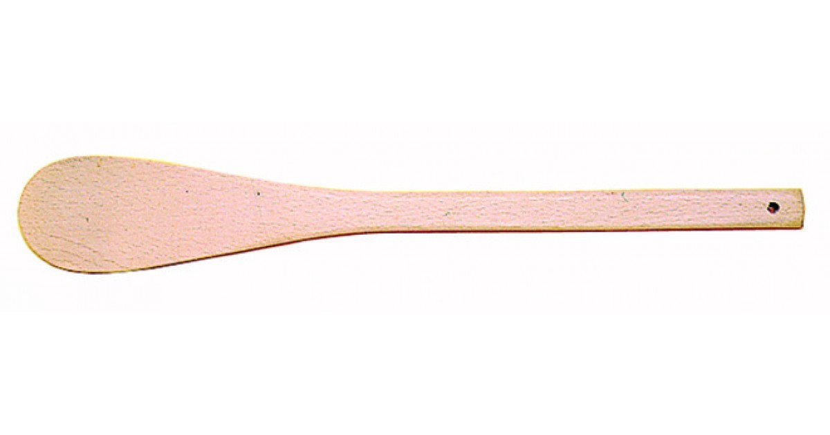 Grande spatule de cuisine en bois hêtre