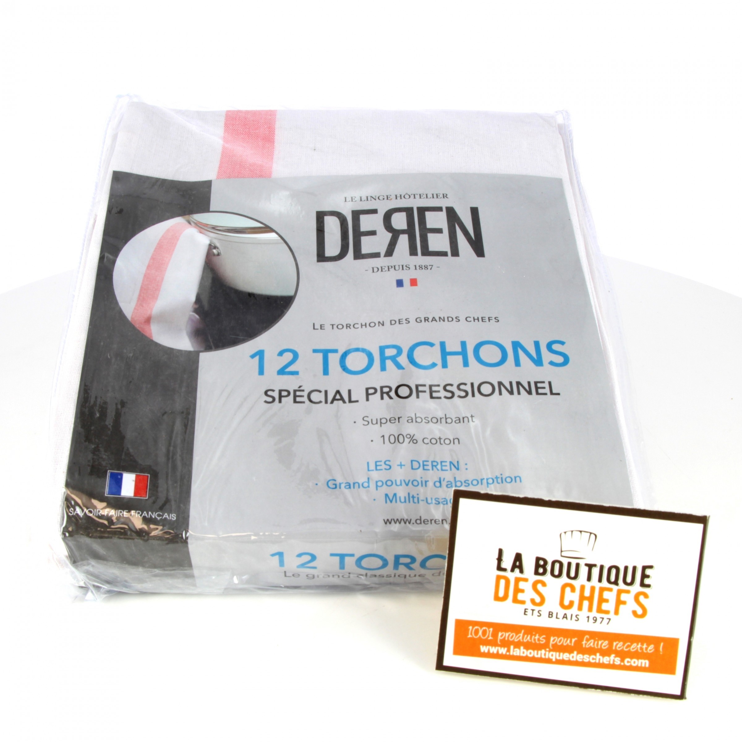 12 torchons 100% coton - Matfer-Bourgeat