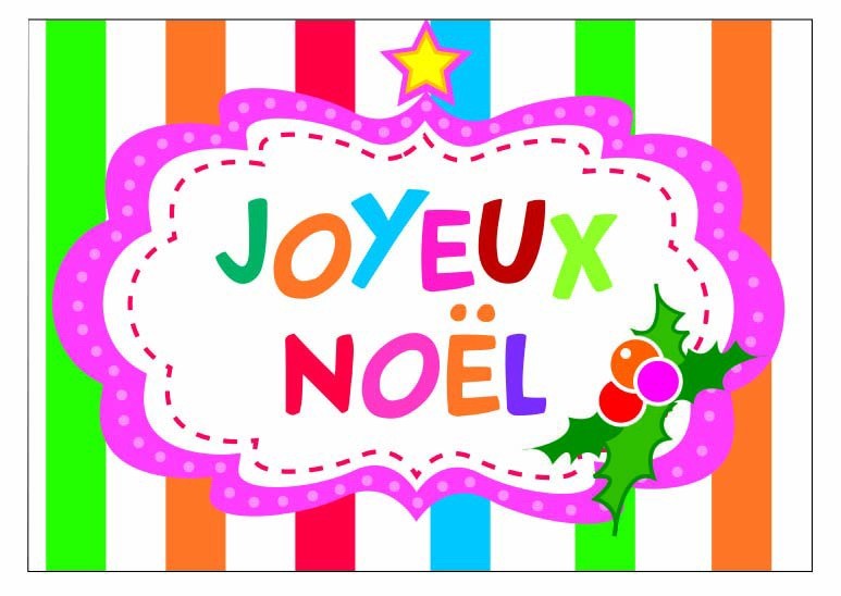 24 Banderoles Azyme Joyeux Noël - Flo