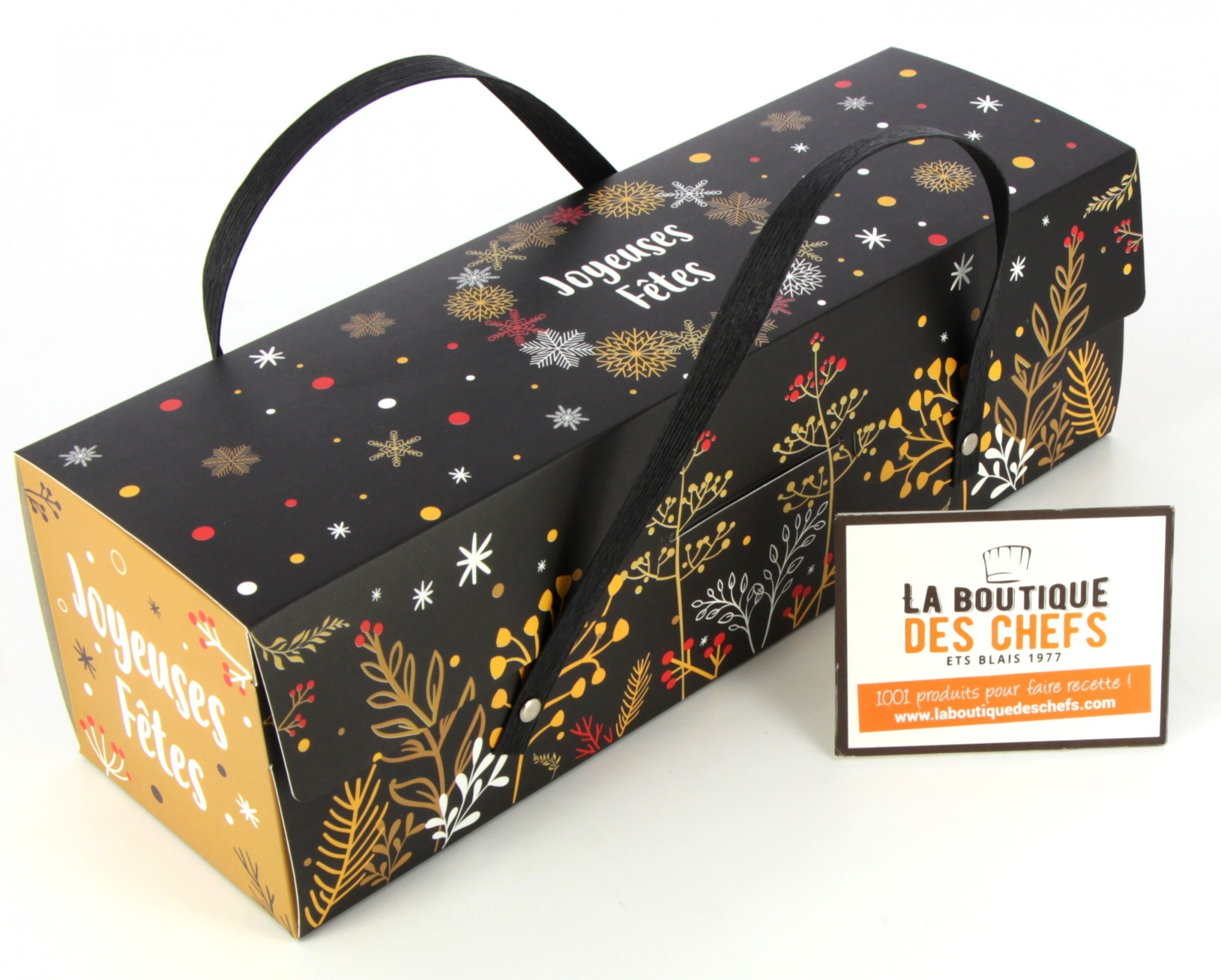 Boîtes pour bûches de Noël - Emballage pâtisserie