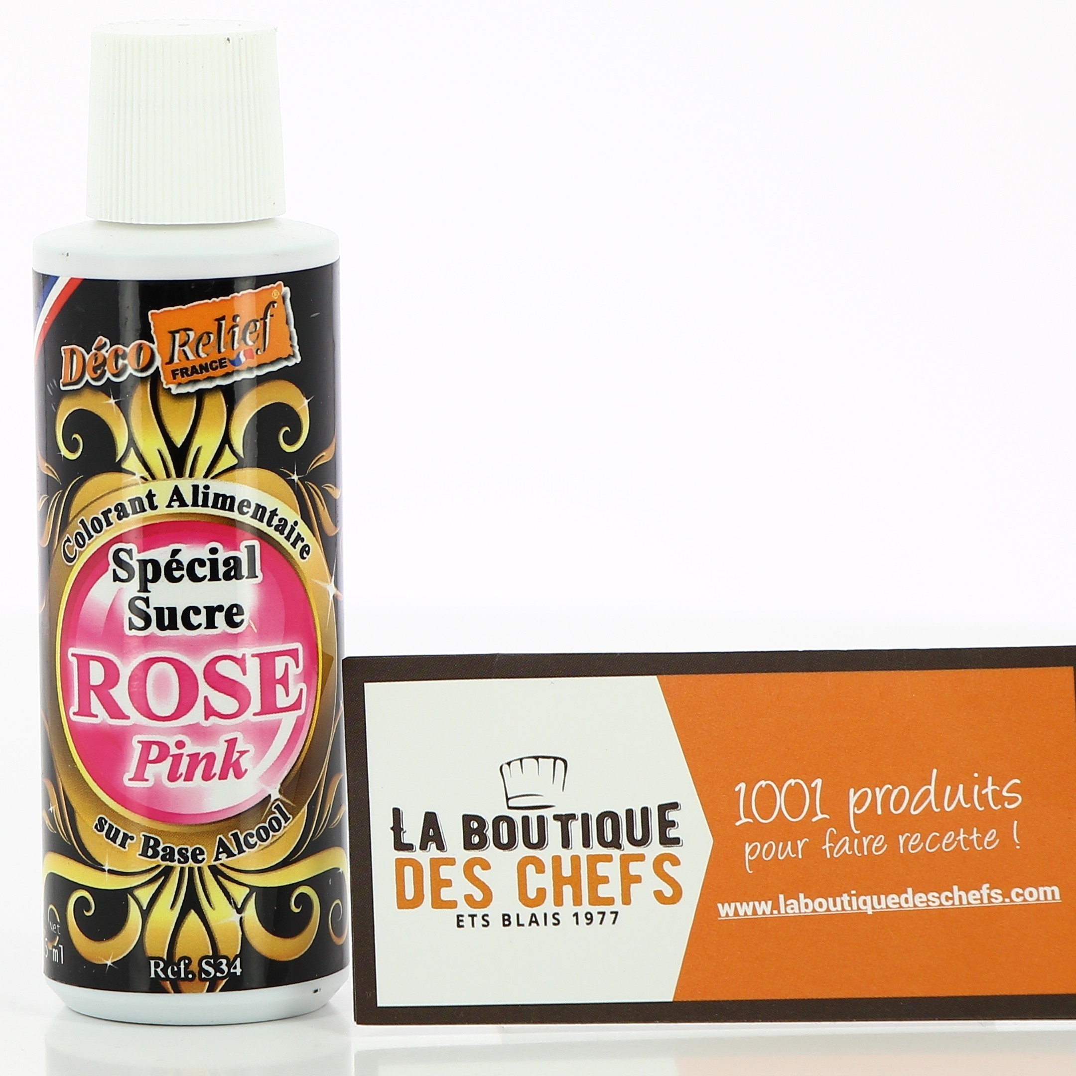 Colorant naturel liquide Rose 58ml - Sélectarôme - MaSpatule