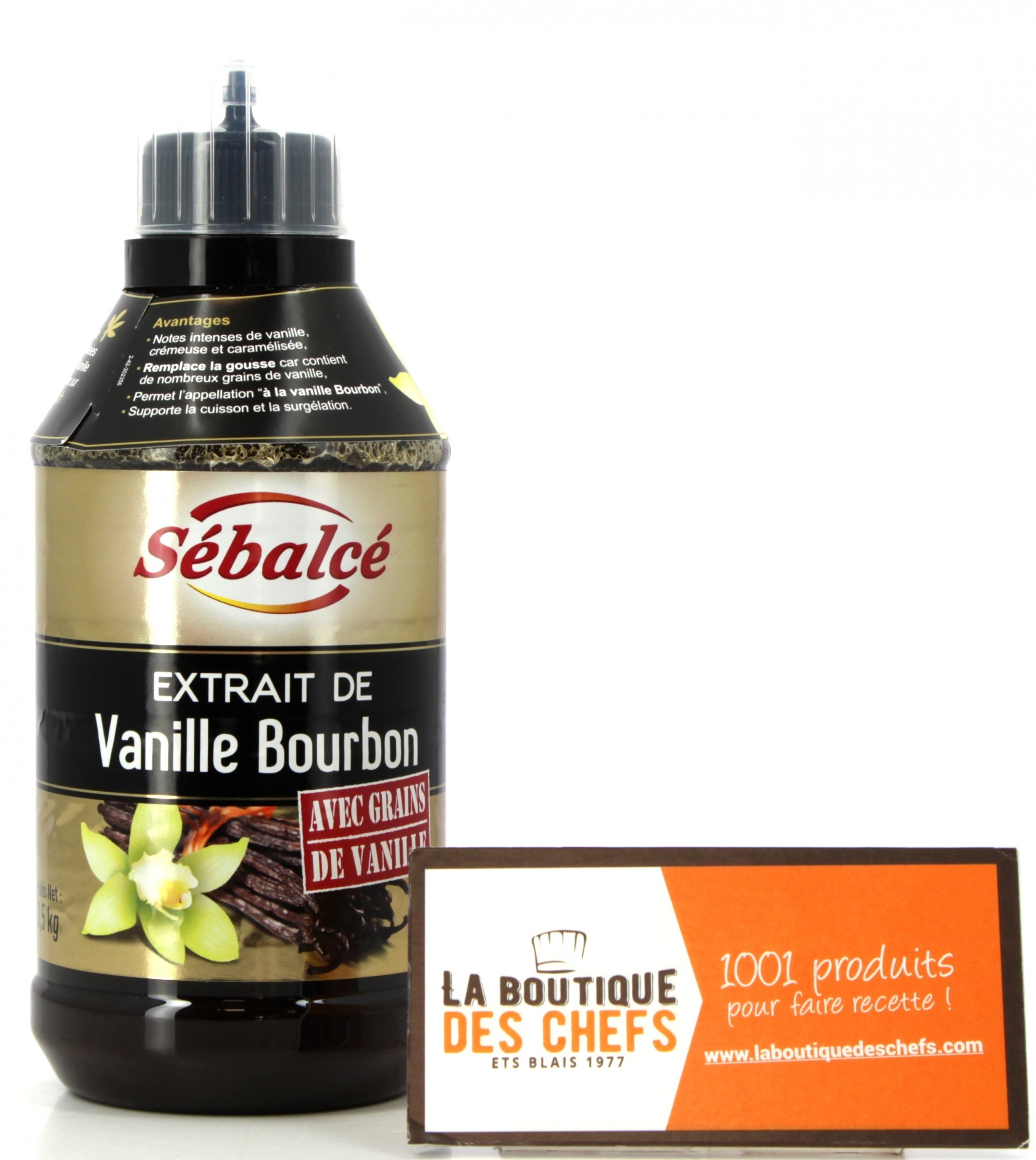 Extrait liquide de vanille avec graines 50 ml - Arômes et extraits