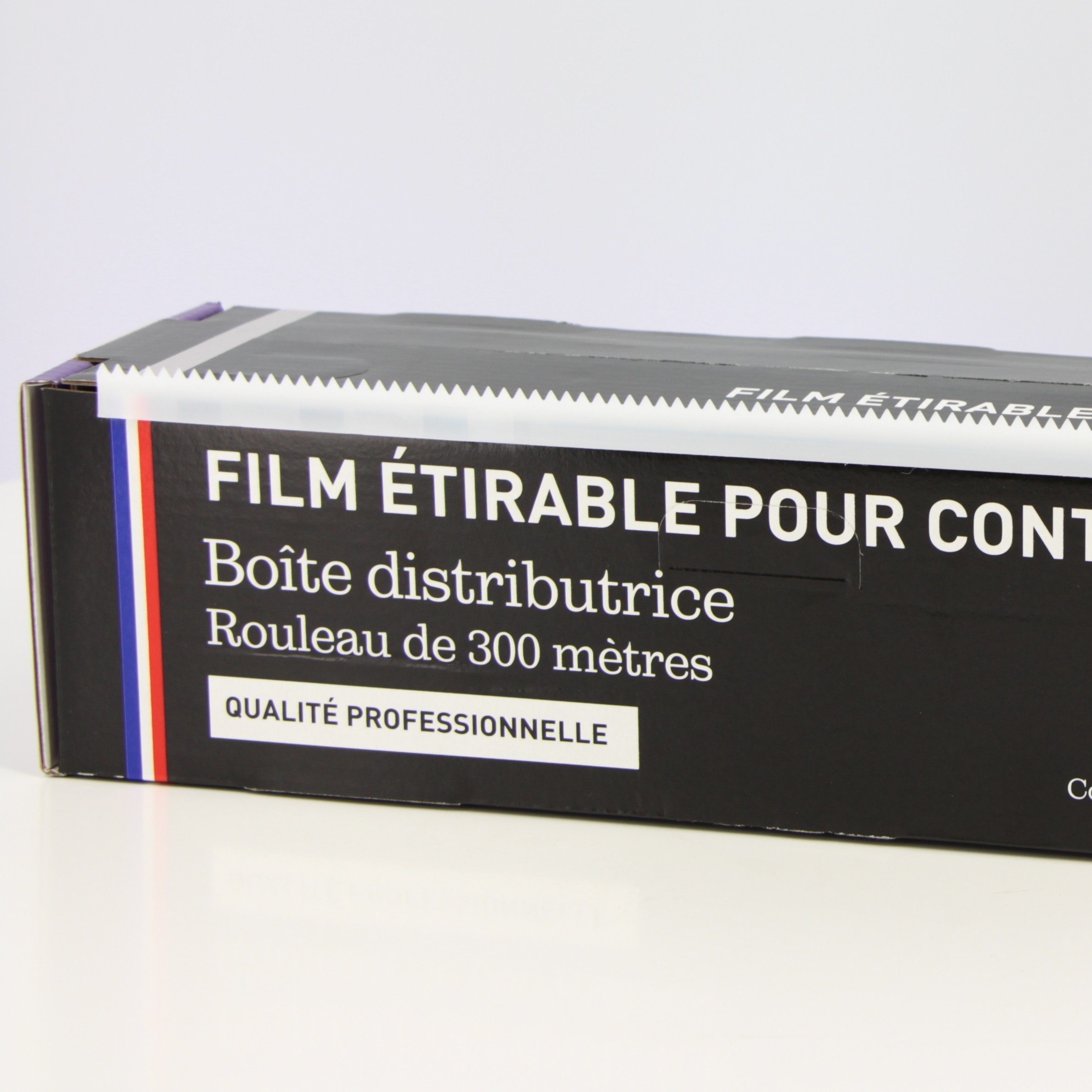 Film étirable alimentaire (0,45x300m) Boîte distributrice