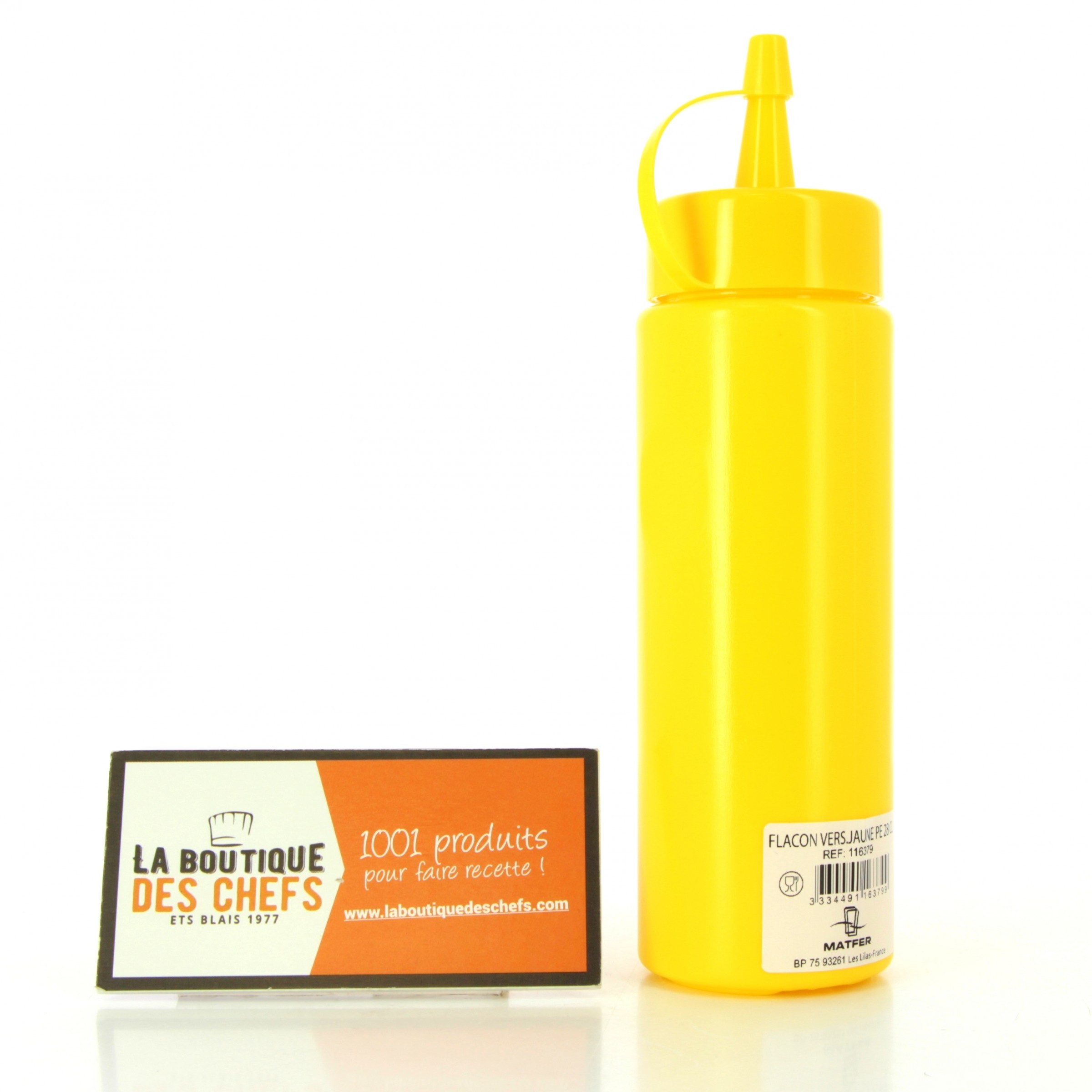 Flacon pulvérisateur complet cuisine jaune (600ml) - Grossiste