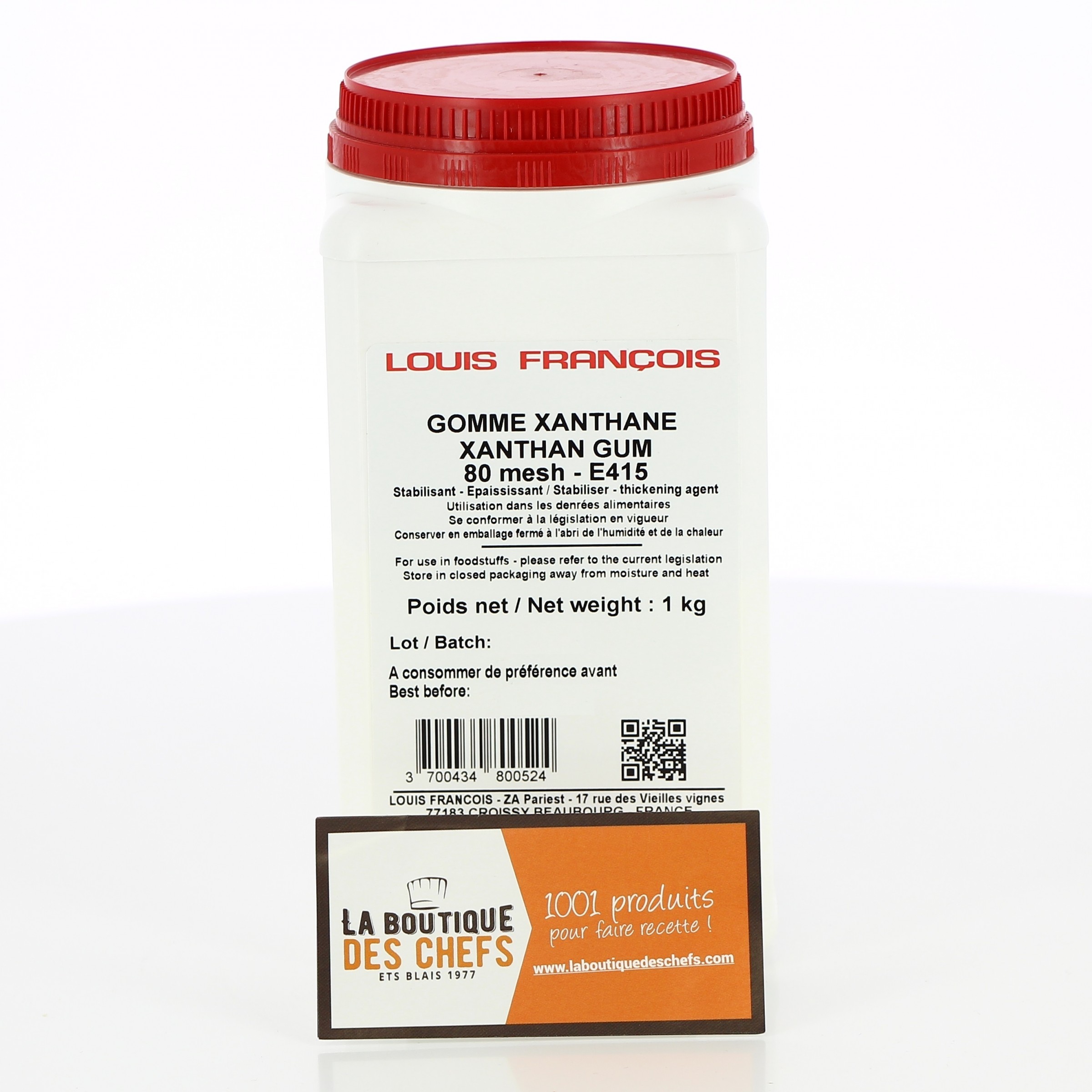 Gomme Xanthane - LOUIS FRANCOIS - Boite de 1 kg