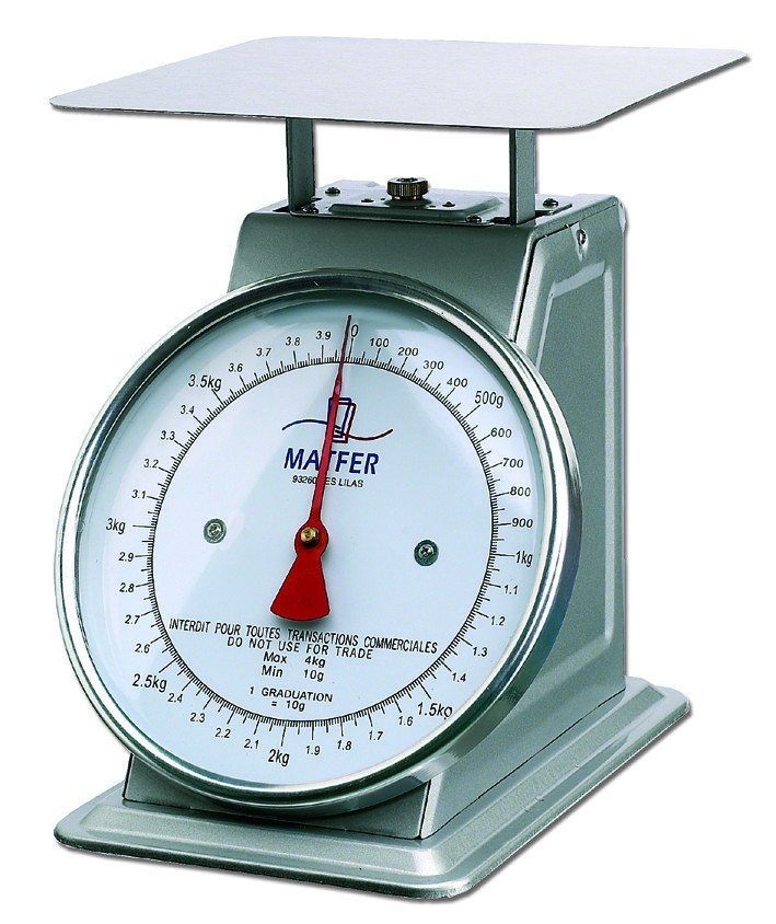 Balance de cuisine mécanique 5 kg - Le Pratique – A Vos Conserves