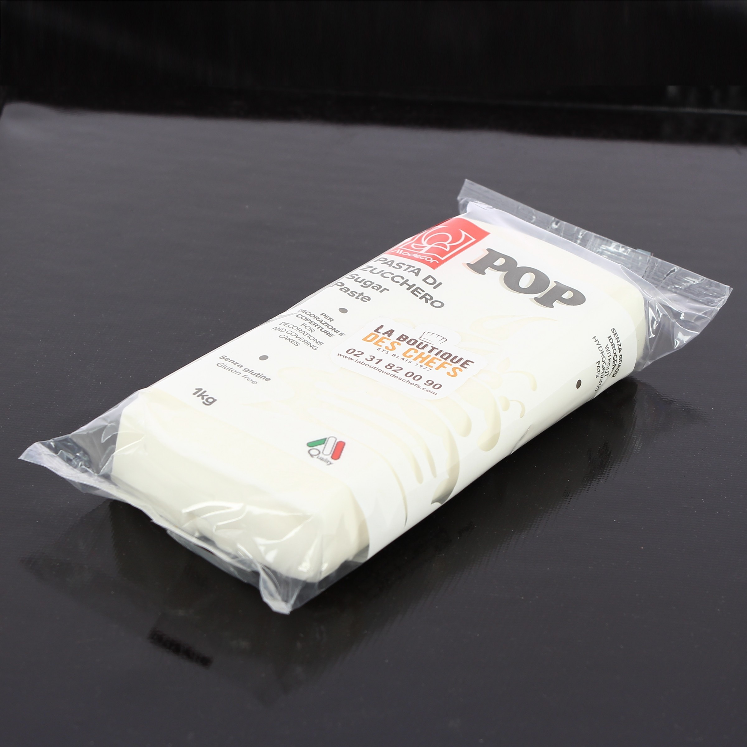 Patisdecor pâte à sucre blanche déjà étalée, 36x60 cm, 680 g