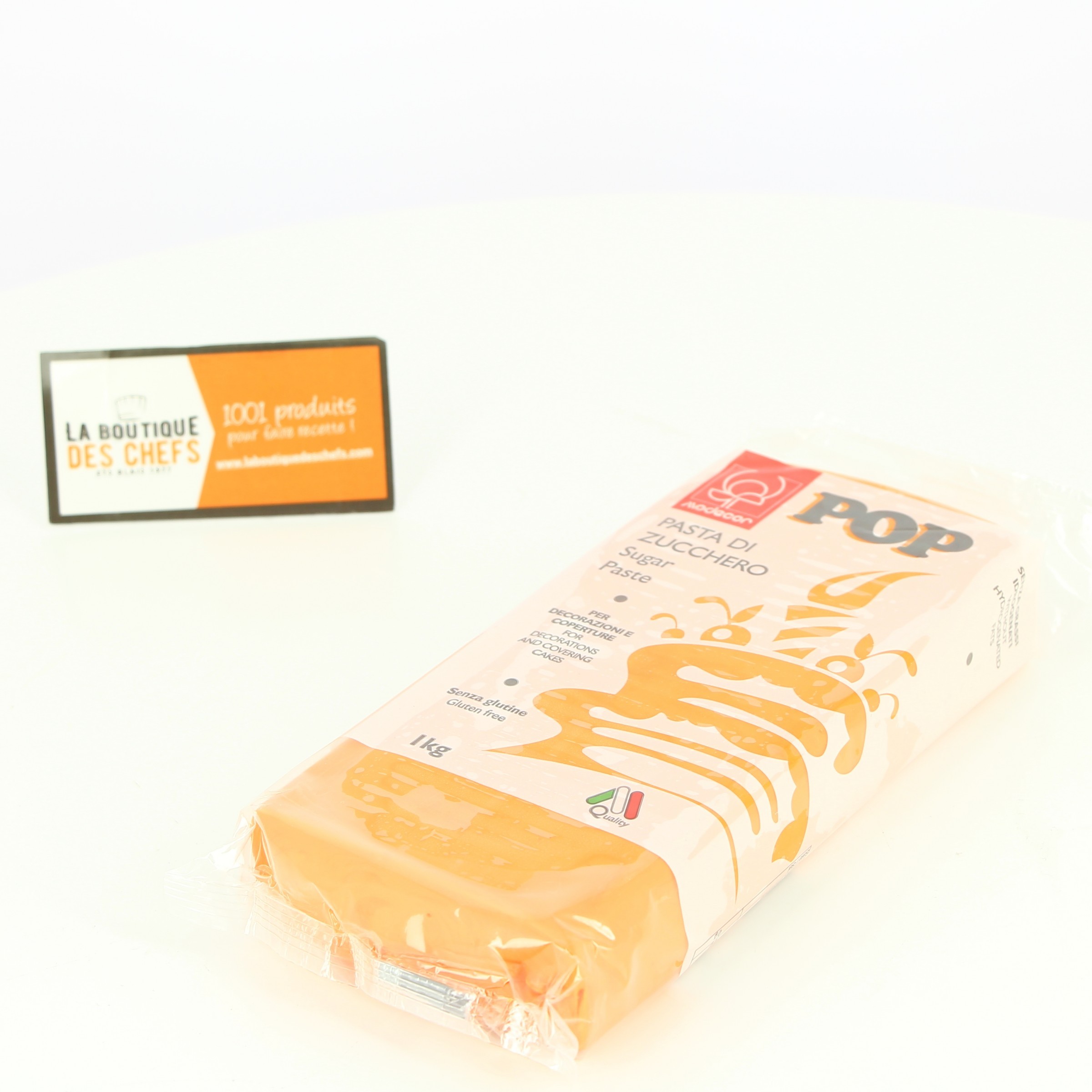 Anti-Gaspi - Pâte à sucre Orange 300g - i78 - MaSpatule