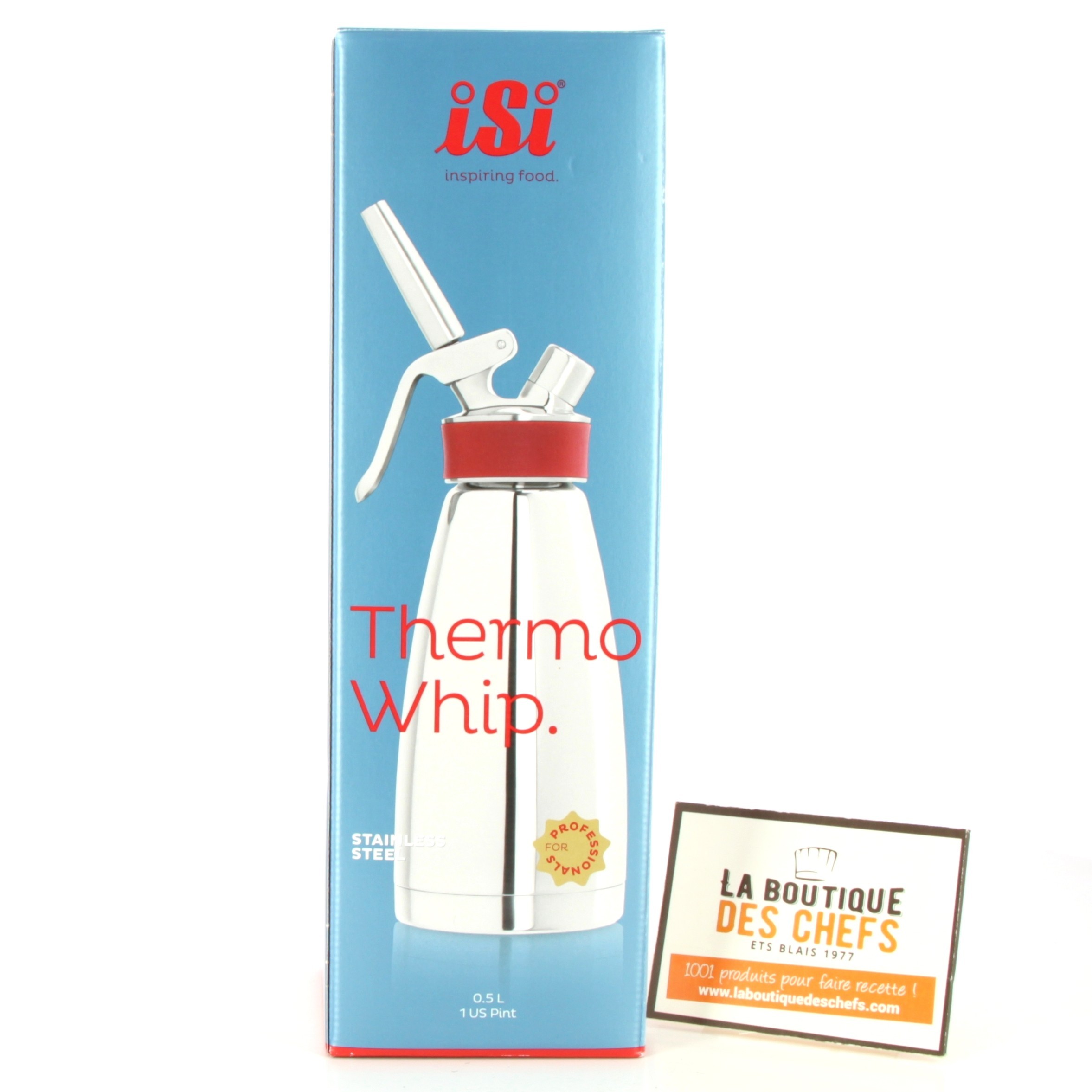Siphon Thermo Whip d'une contenance de 50CL - ISI