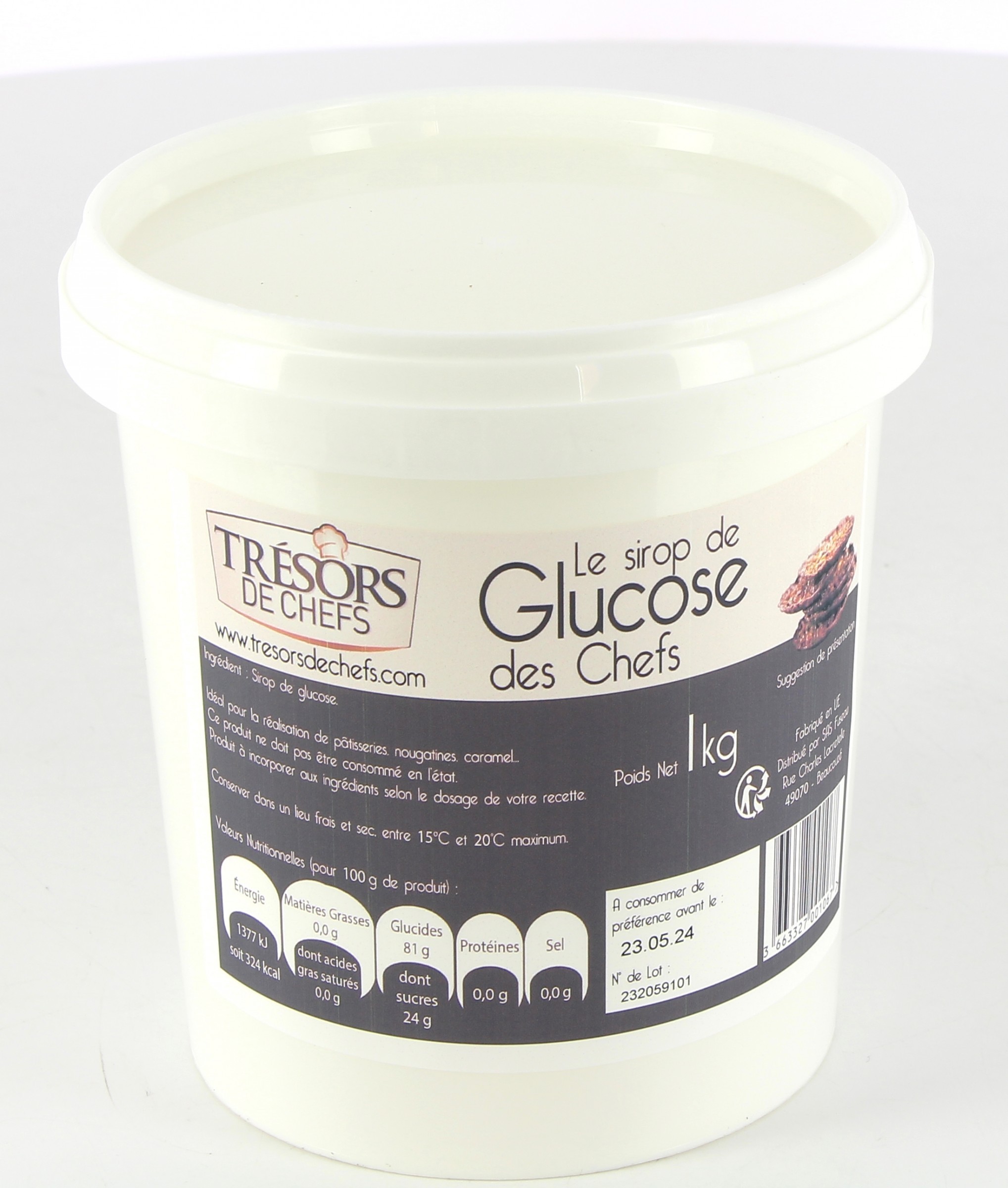 Sirop de glucose bio en pot 300 g - Patisdécor Bio