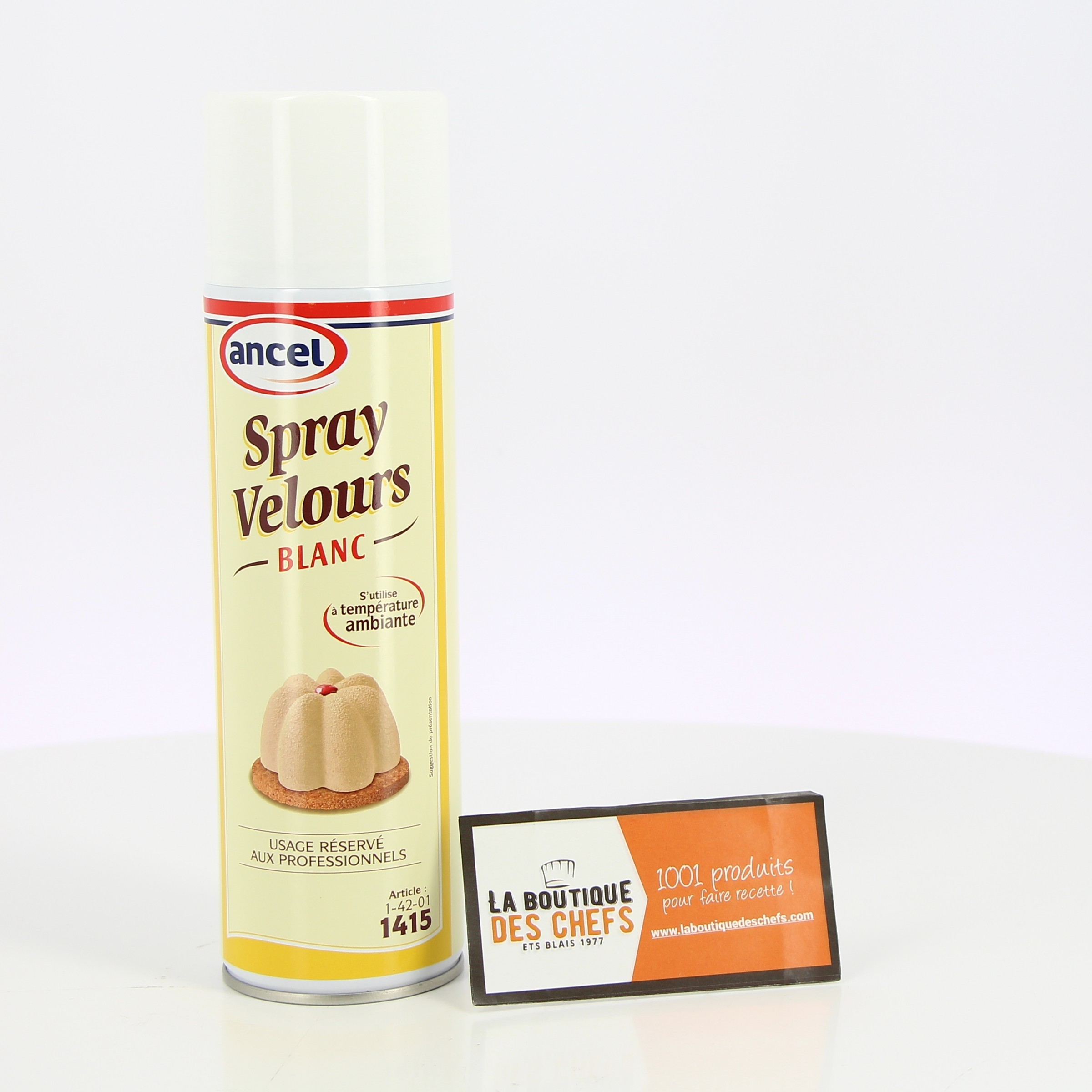 Spray Matfer effet velours chocolat ivoire 400 ml