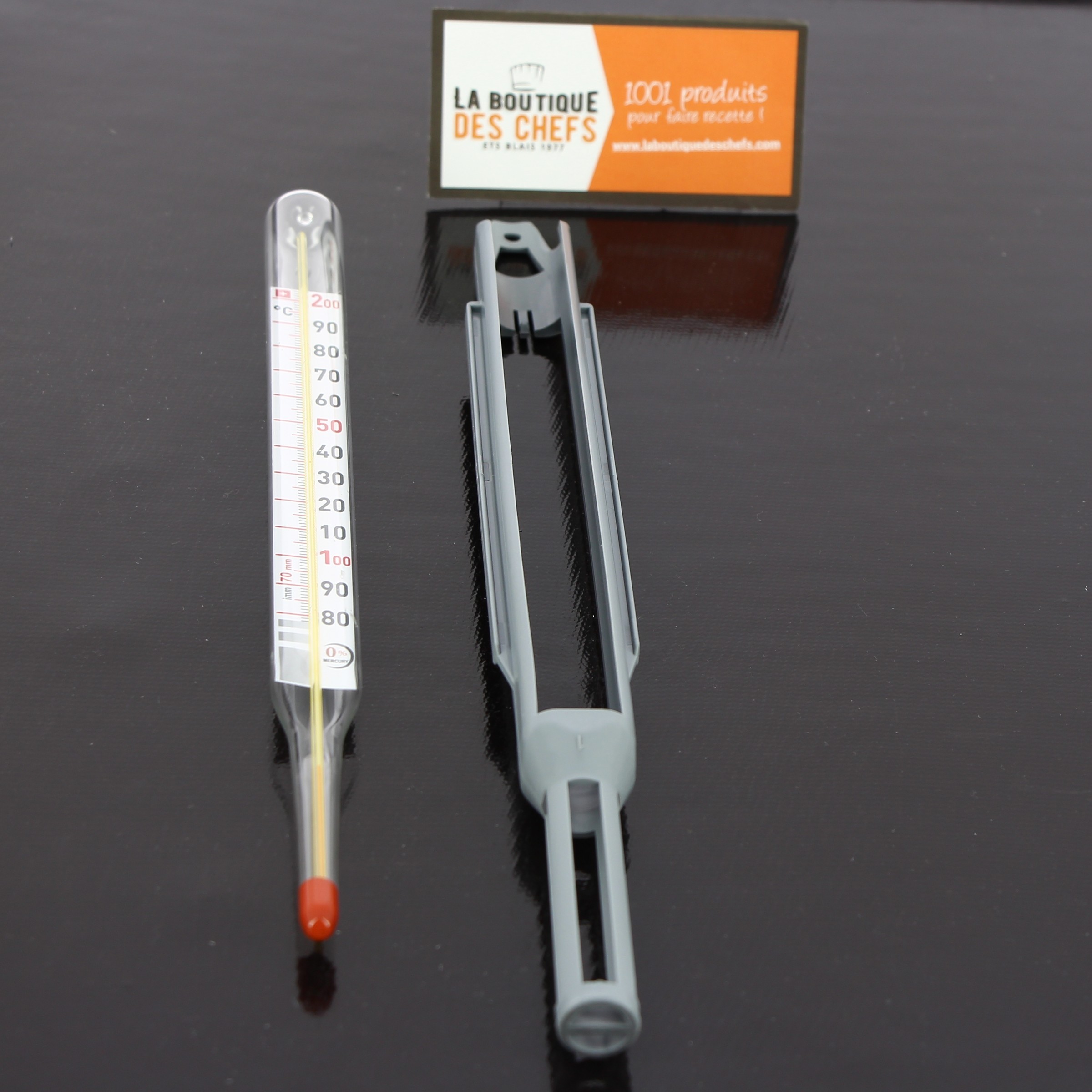 Thermomètre médical en verre au mercure sonde thermomètre