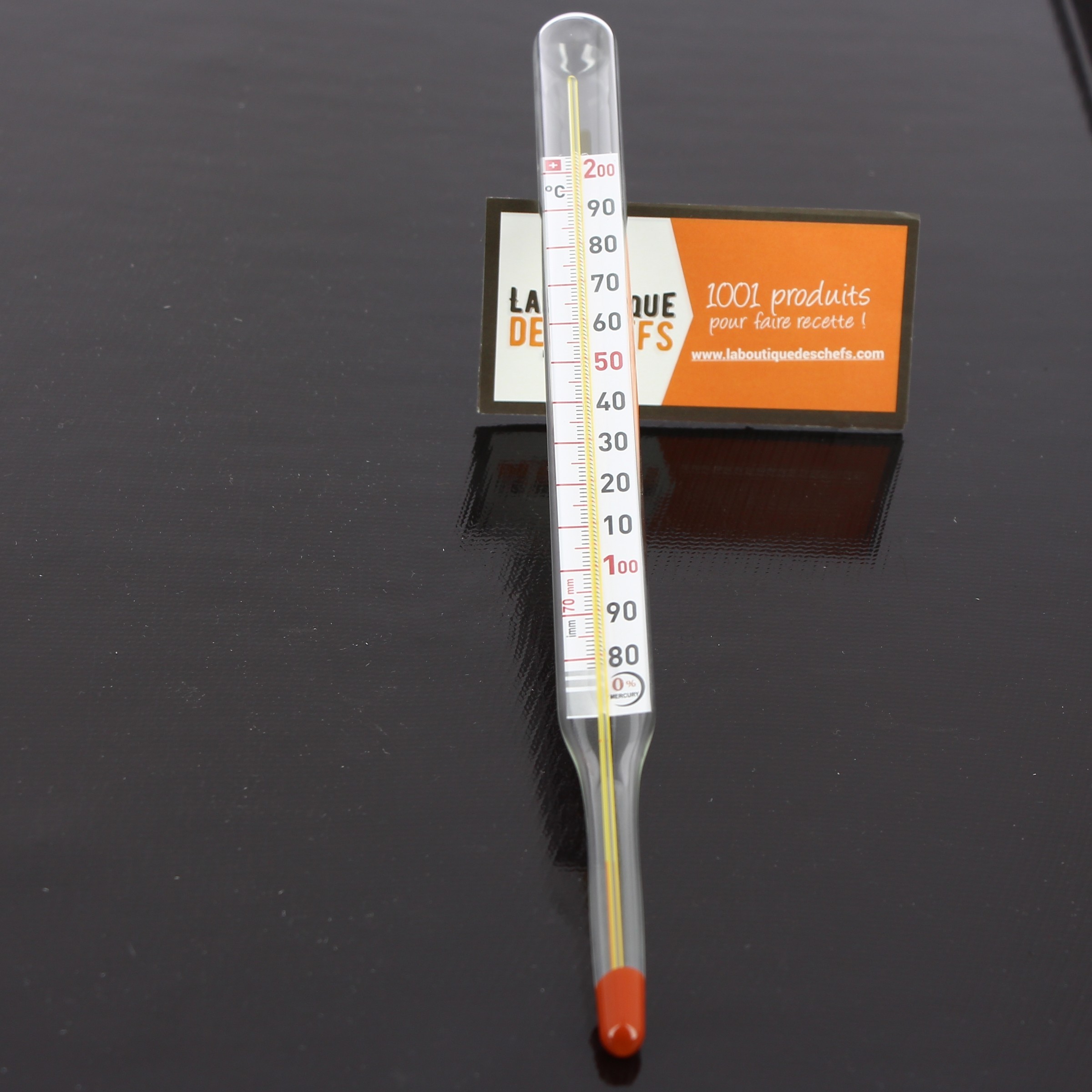 3 pièces thermomètre médical en verre au mercure mesure de la