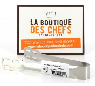 Pince à viande inox professionnelle-Ustensiles de cuisine-Écumoires,  fourchettes et pinces-Droguerie Paris