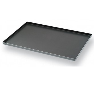 Plaque de cuisson bords droits acier, acier doux, Plaques et supports,  40x30cm - De Buyer