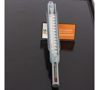 Thermomètre confiseur gaine inox +80 +200°C