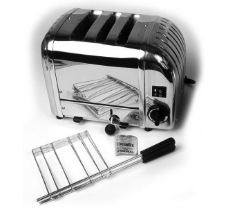 Grille-pain 4 tranches 2240 W - inox 
